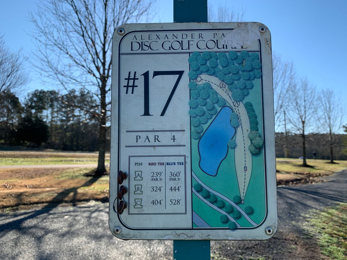 Map for hole 17