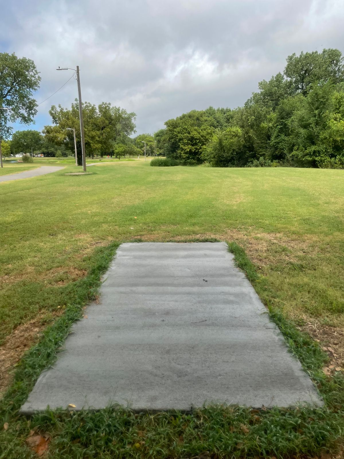 Hole 16 Long pad.