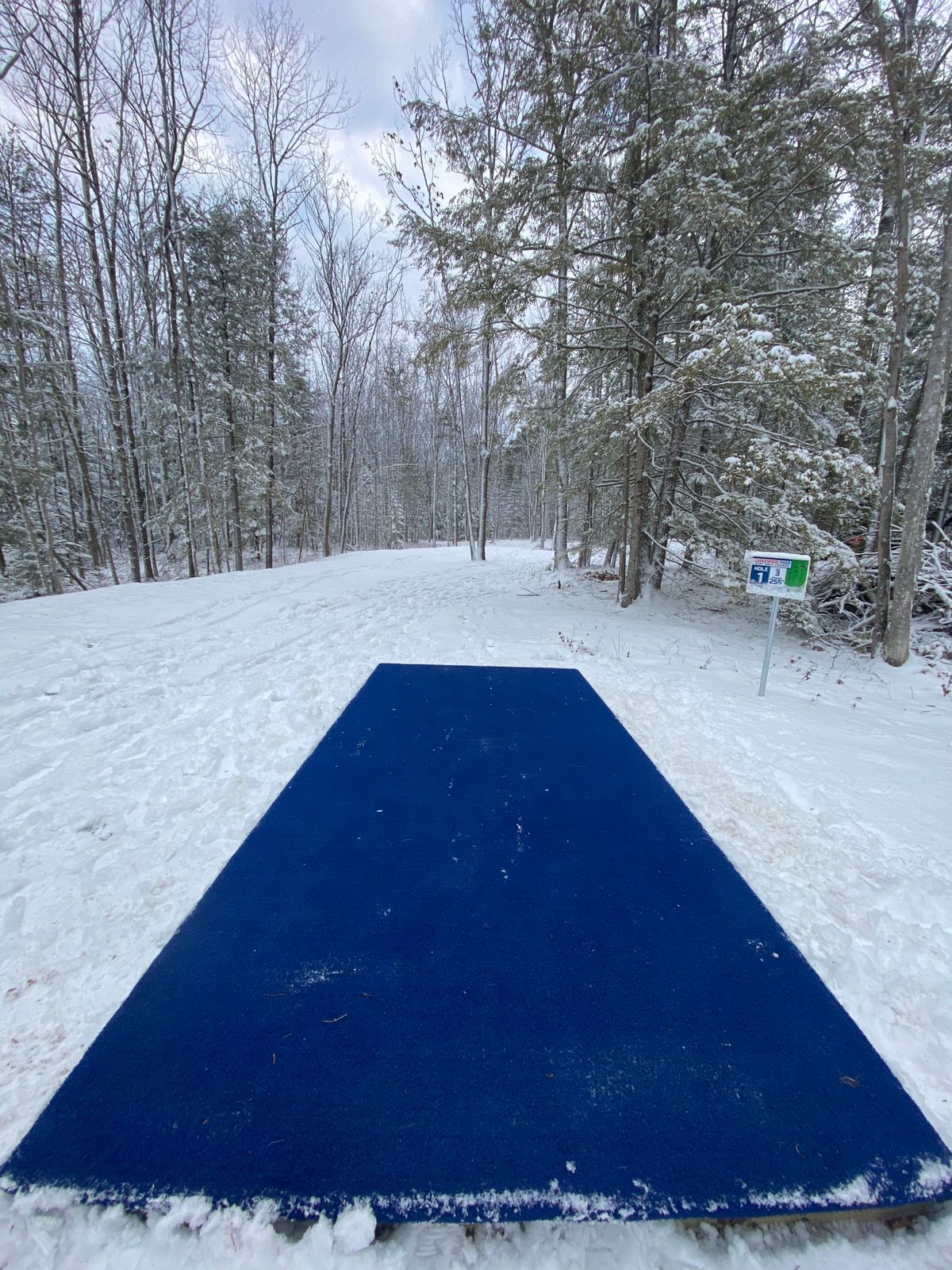 Winter - Hole 1 Teepad
