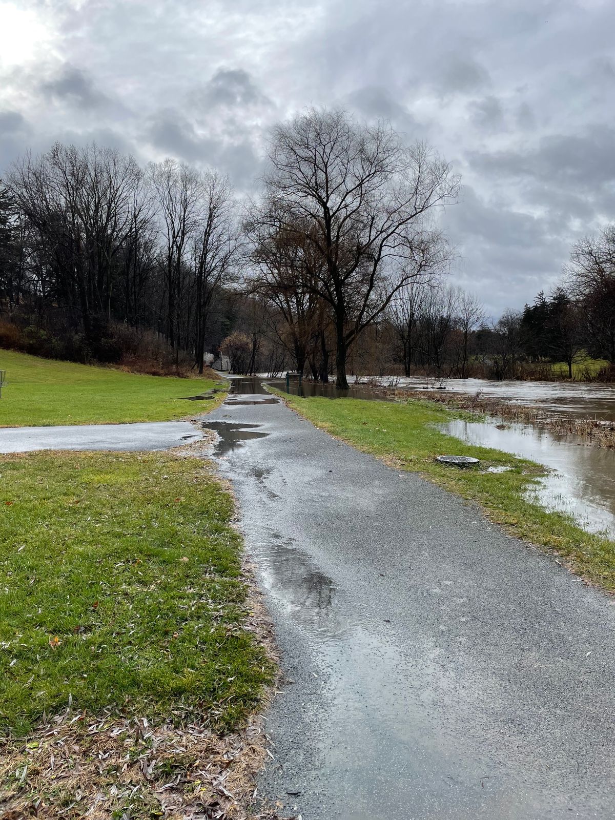 Hole 18 flooding
