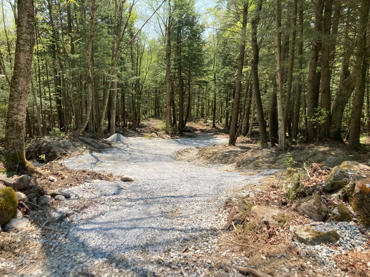 Hole 10 woods fairway. 350’ to basket