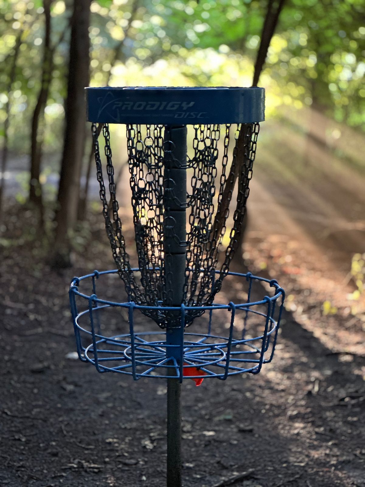From hole no. 1 after a beautiful evening round of golf at Vendsyssel disc golf 😍