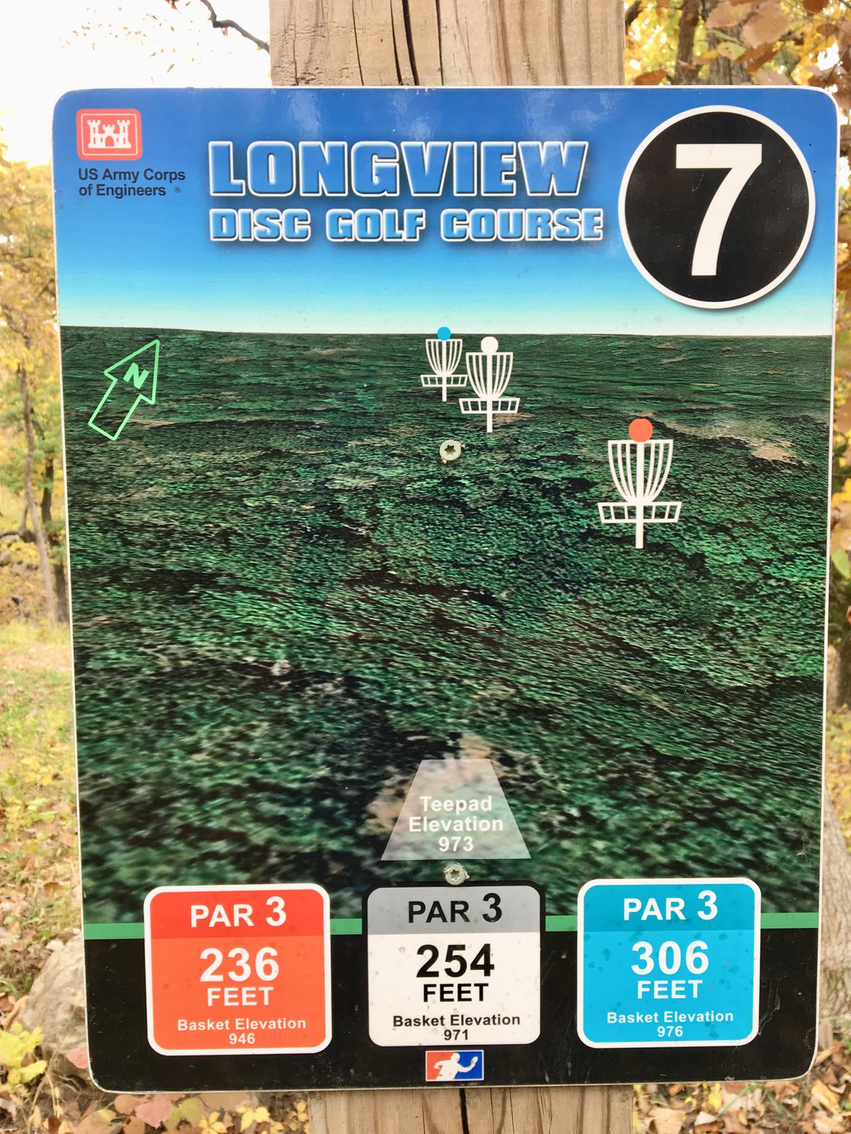 Hole 7 Tee Sign