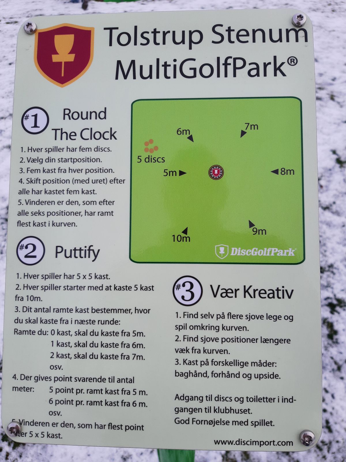 Putting ved kirkeladen