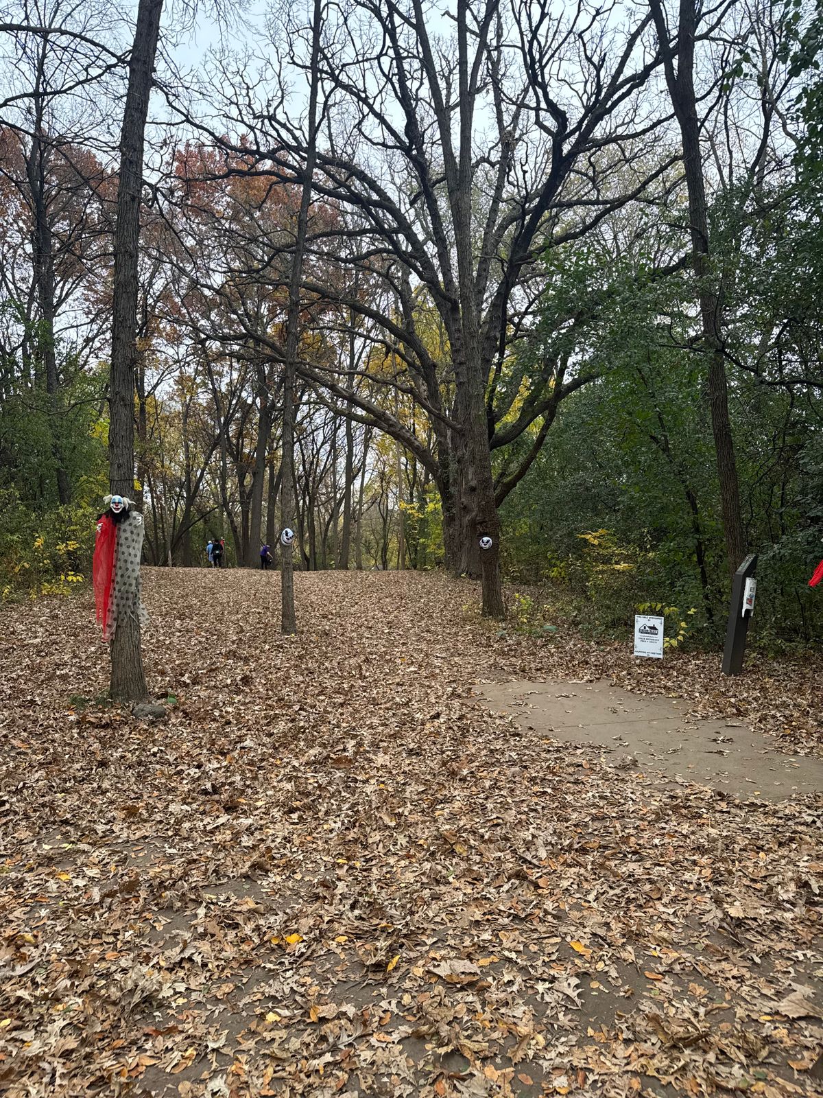 Hole 7 during Halloween