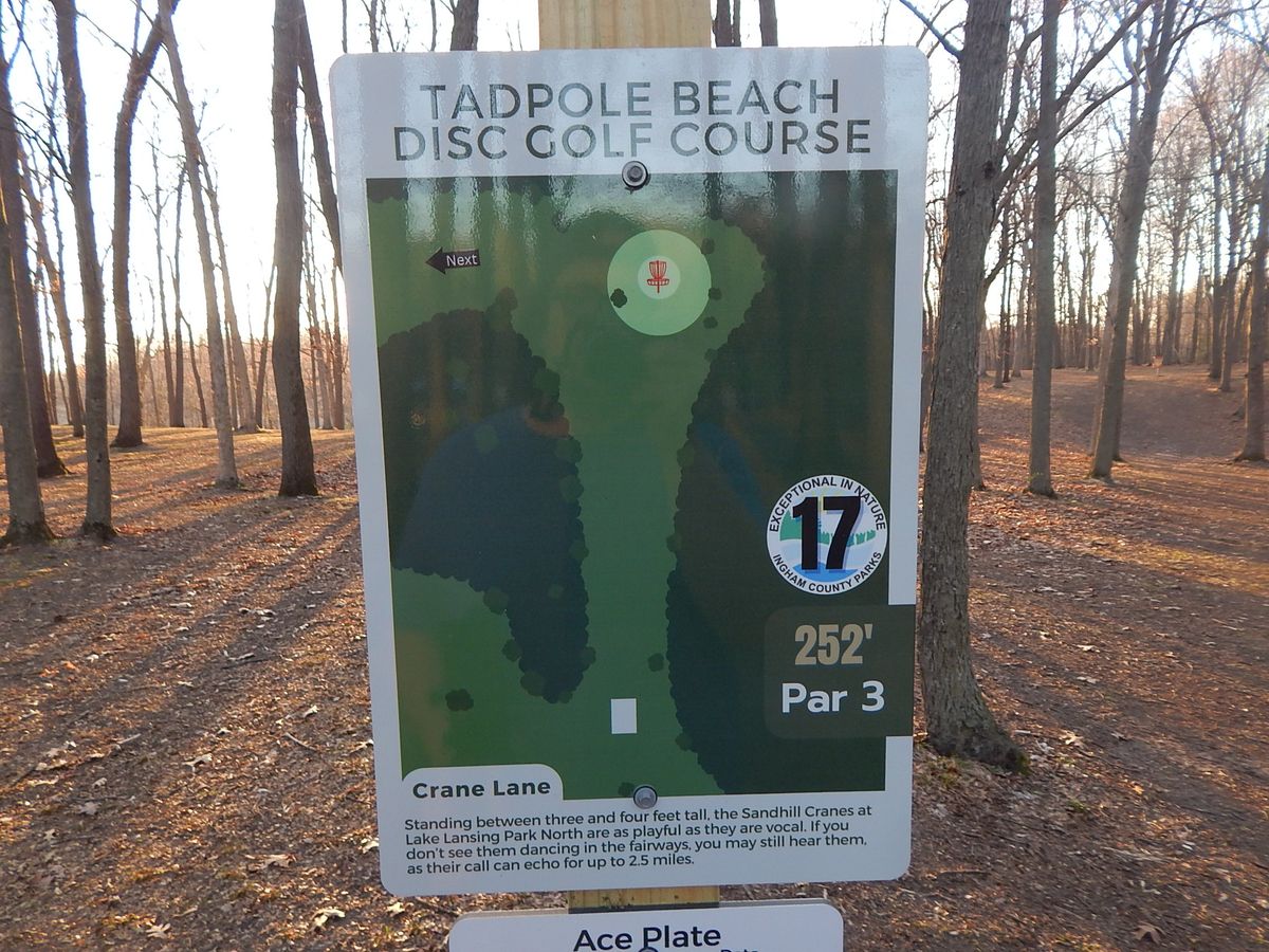 Hole 17 sign