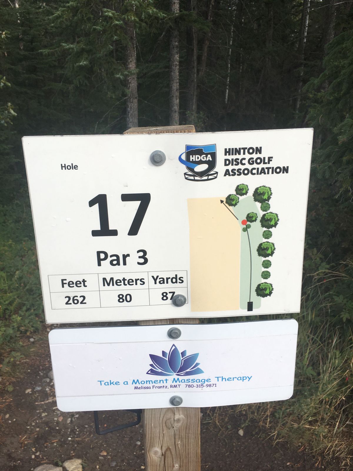 Hole sign #17.😛😛😛😛