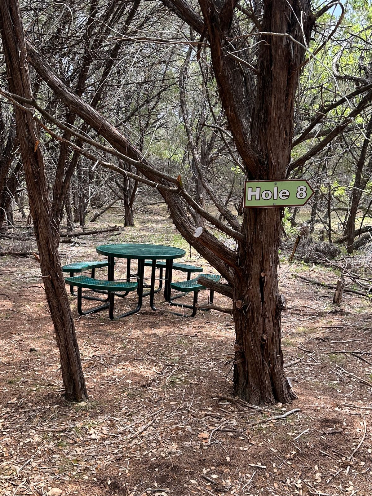 Nice sitting area near the end.