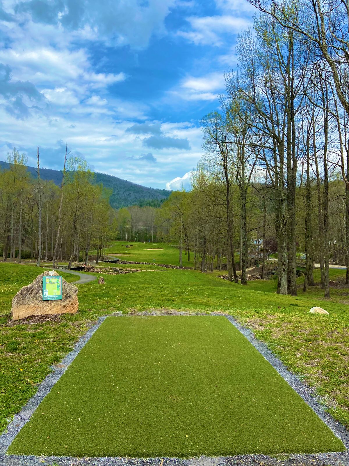Tee of hole 18