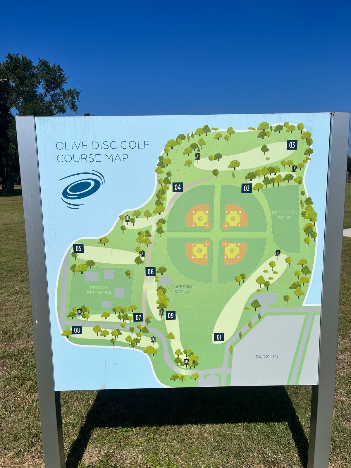Olive Baptist Disc Golf Course