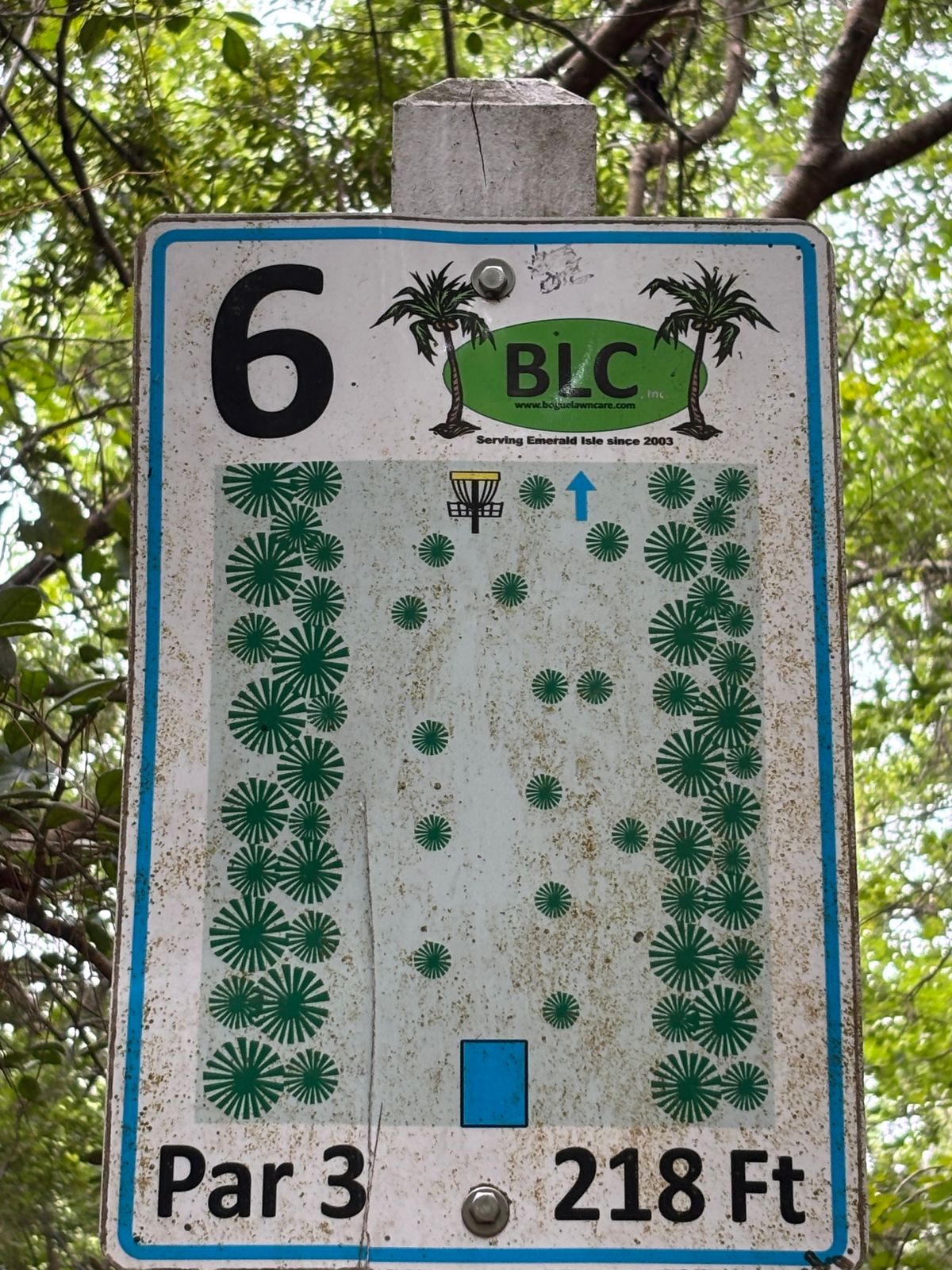 Hole 6 - Par 3 - 218 Ft