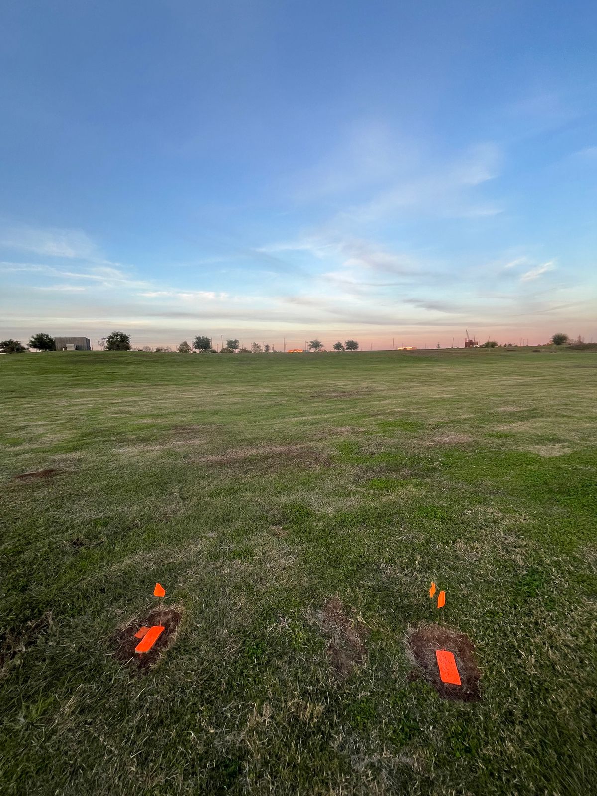 Hole 9 am tee