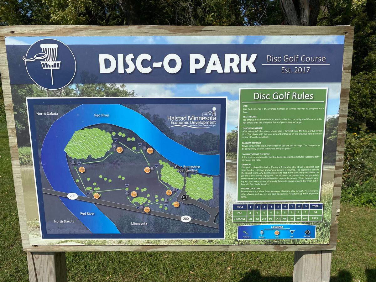 Sign at entrance