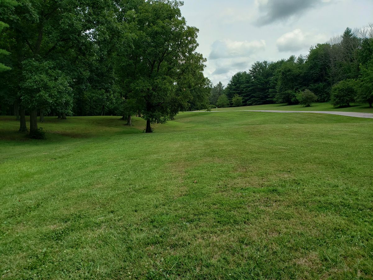 #2 Fairway and road to campground.