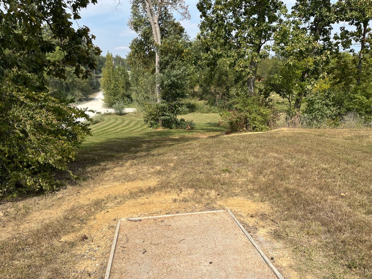 Hole 16 tee