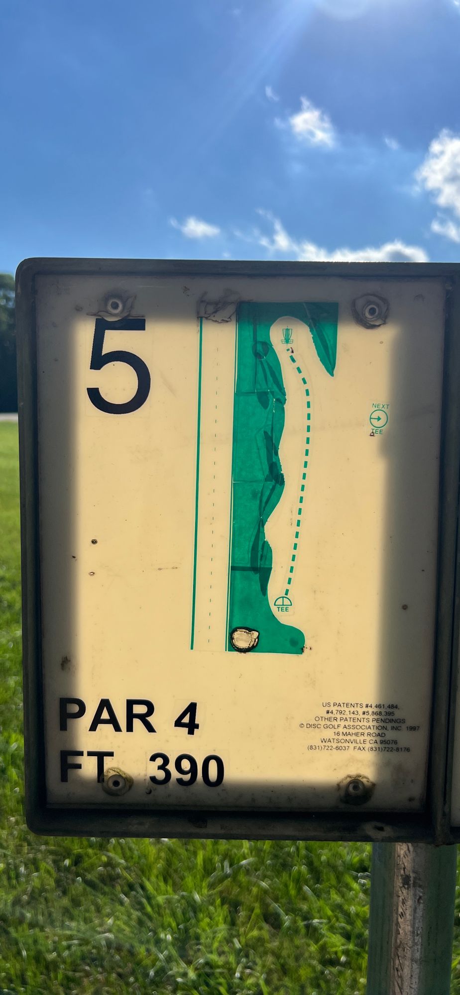 Hole 5 - It’s hot out here - June 2024