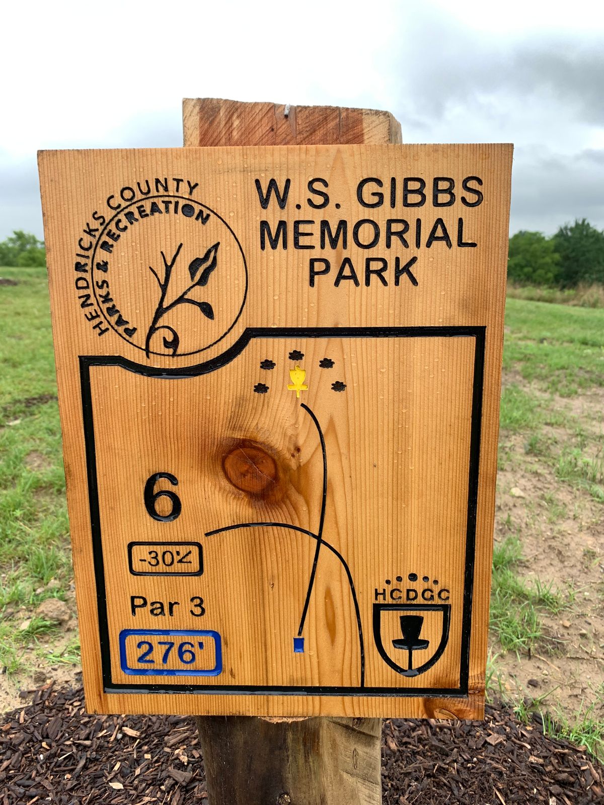 Hole 6 Sign