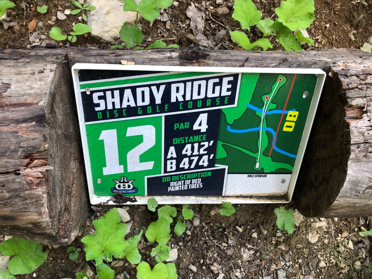12 Tee sign
