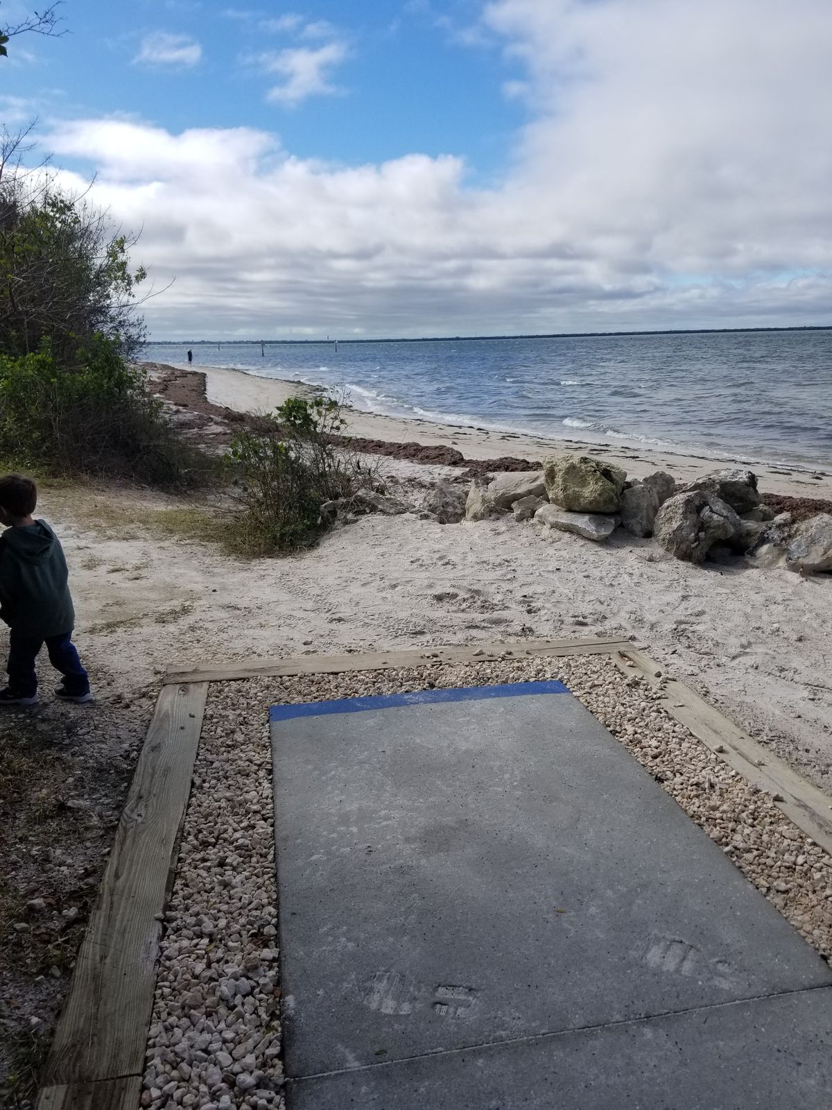 Hole 1 from long pads