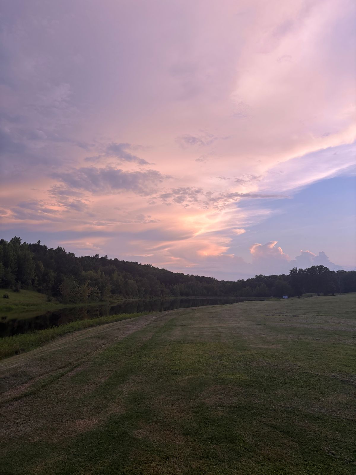 Sunset on 18