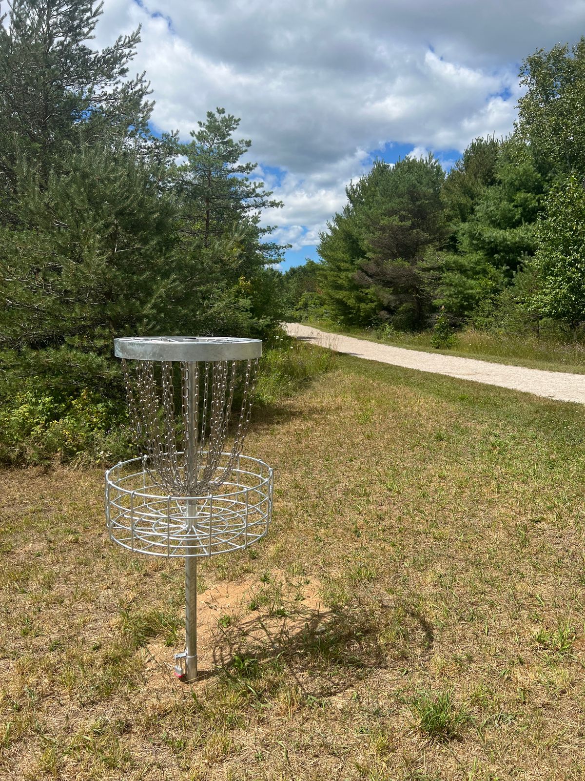Basket Hole 3 - Looking back down the fairway.
