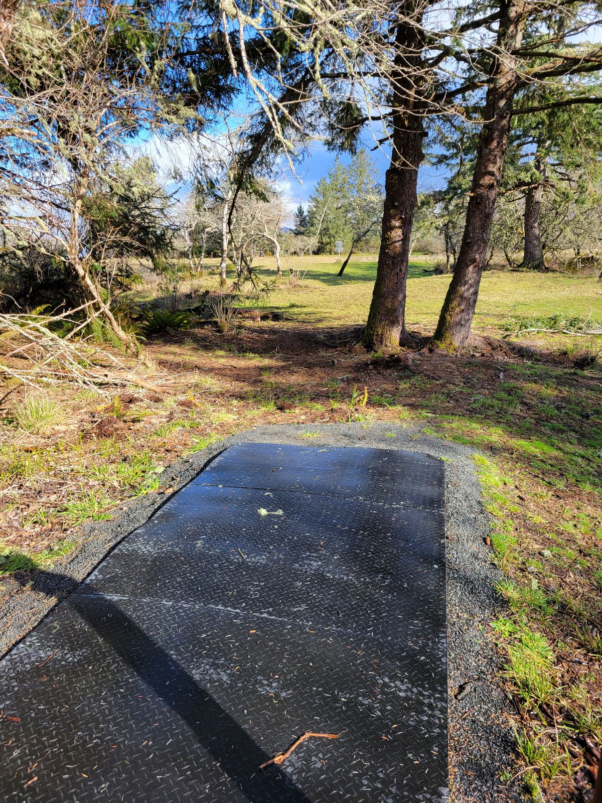 The shoet Tee pad from hole 22