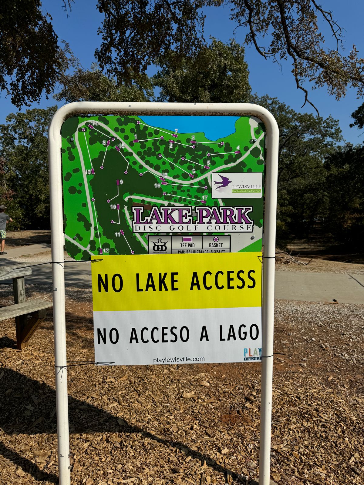 Post-flood and the sign is still being ignored.