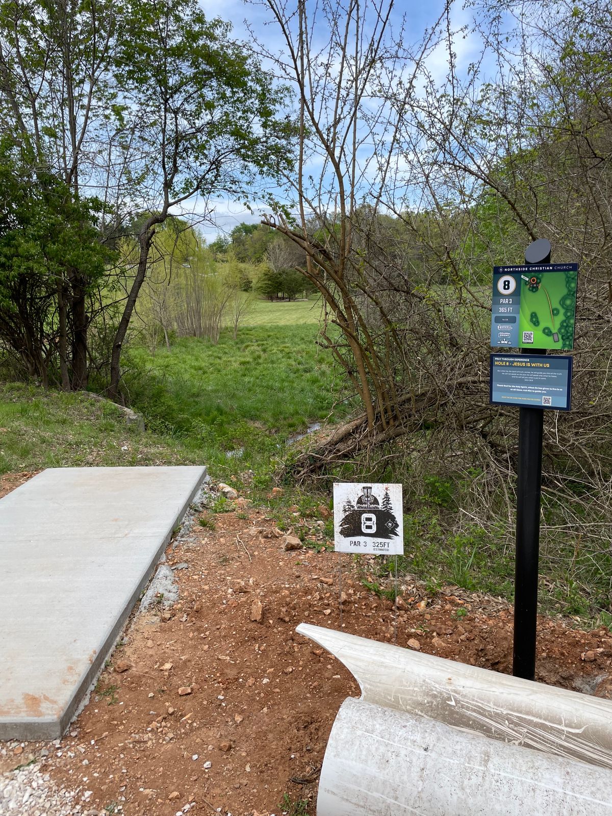 Hole 8 tee.