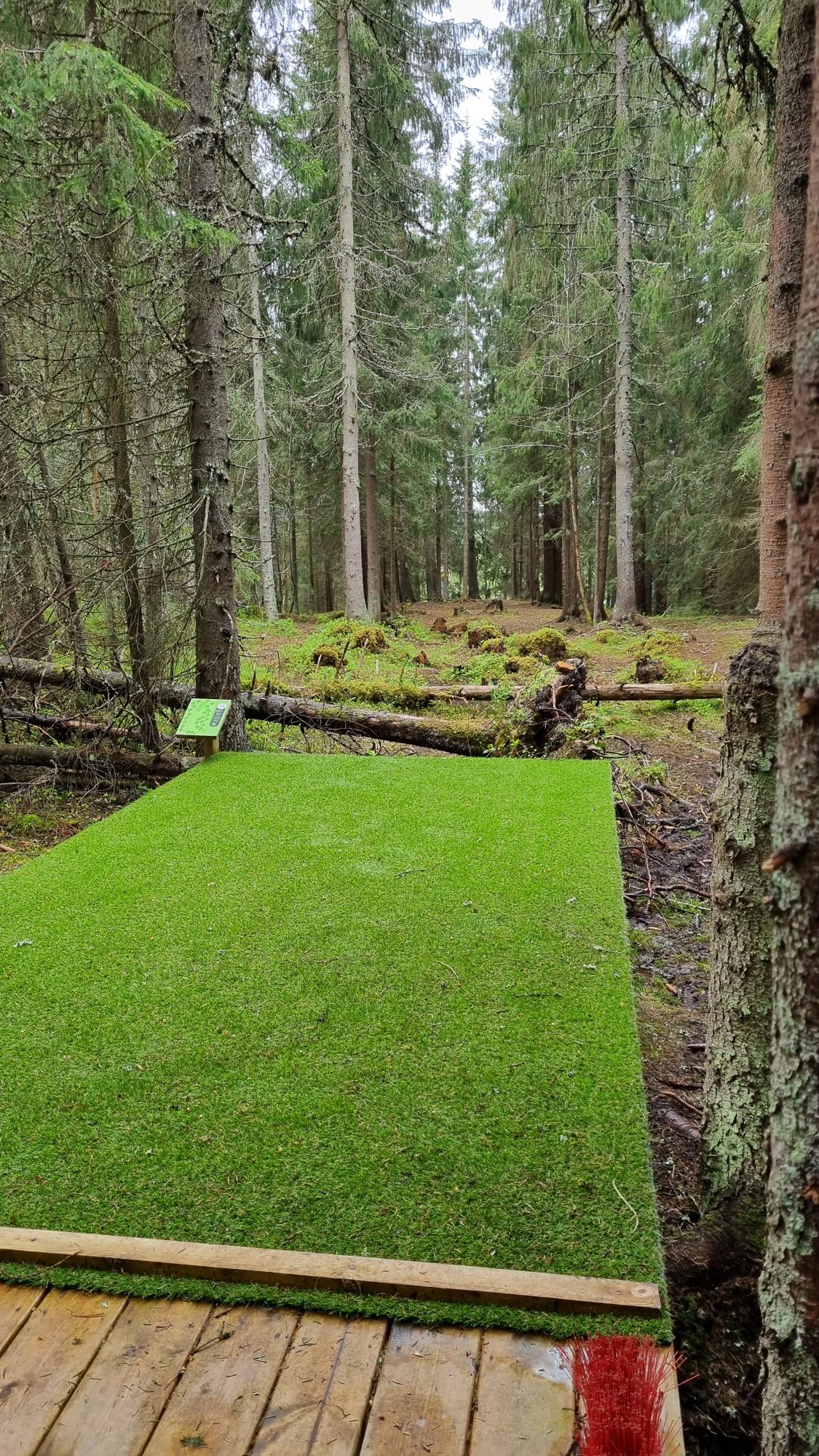 Tillerskogen hull 13, rød layout (kort).