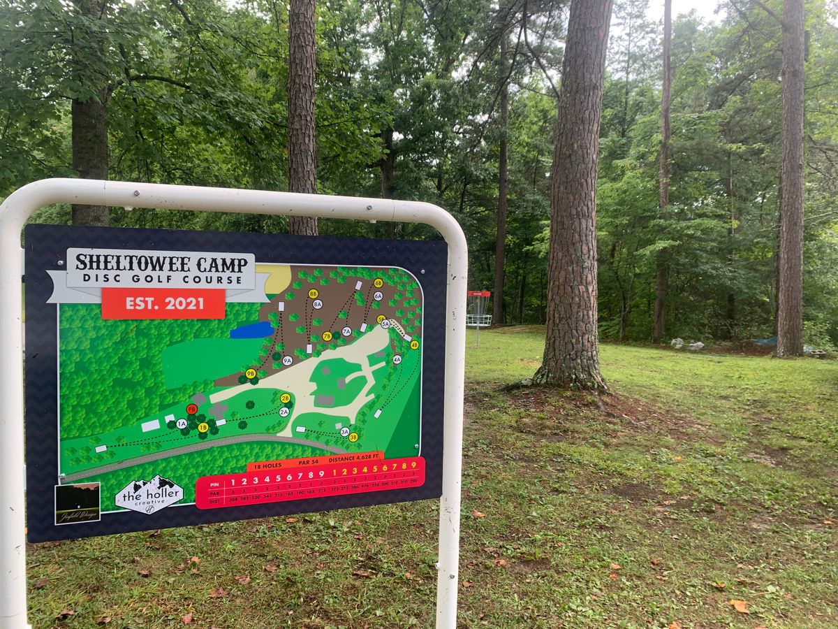 Course Map located next to parking lot & practice basket!