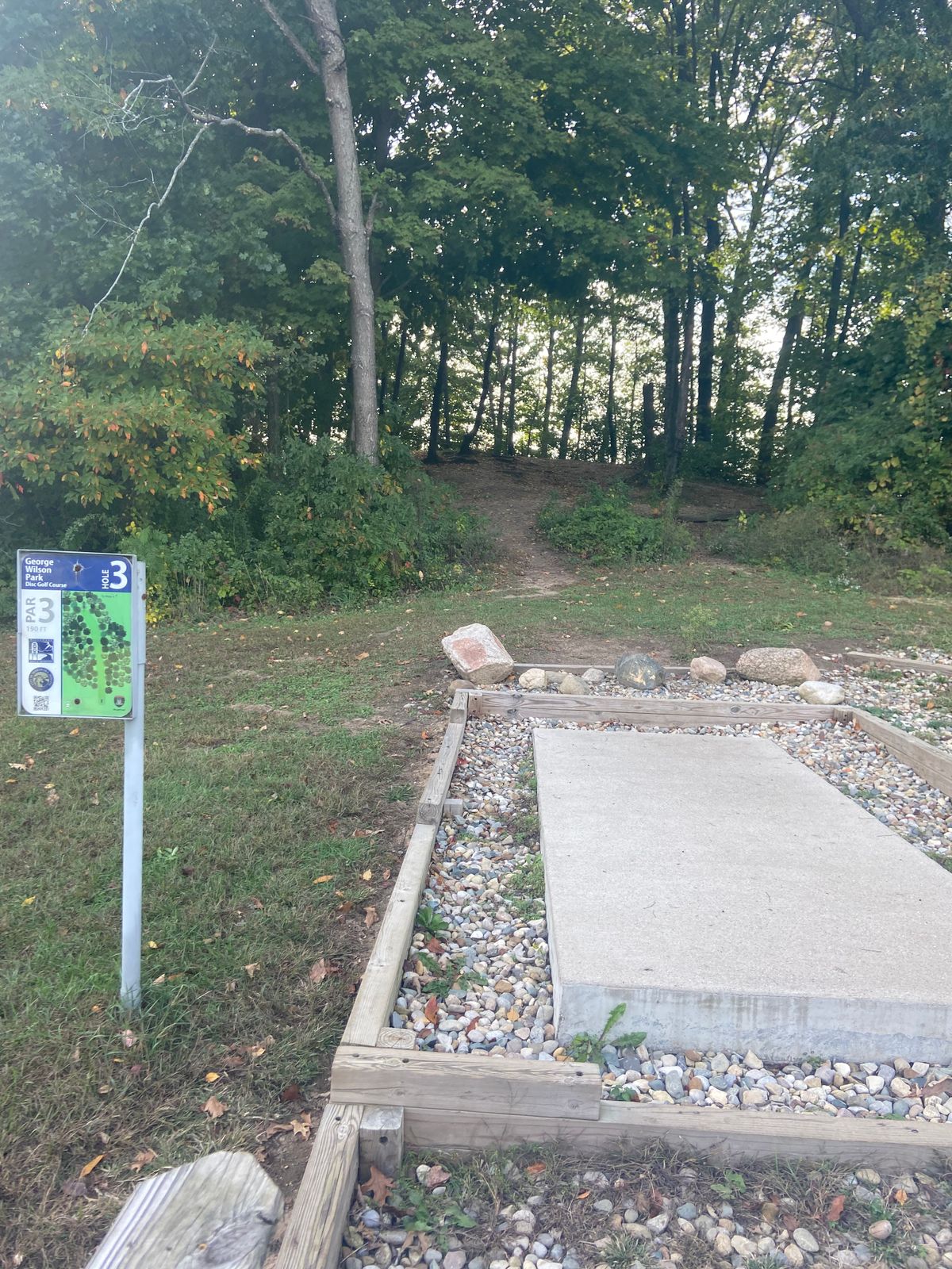 Tee box on 3