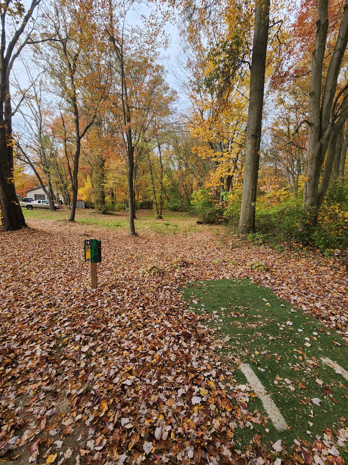 Hole 1 tee pad