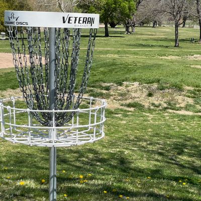 Hole 9 basket to tee