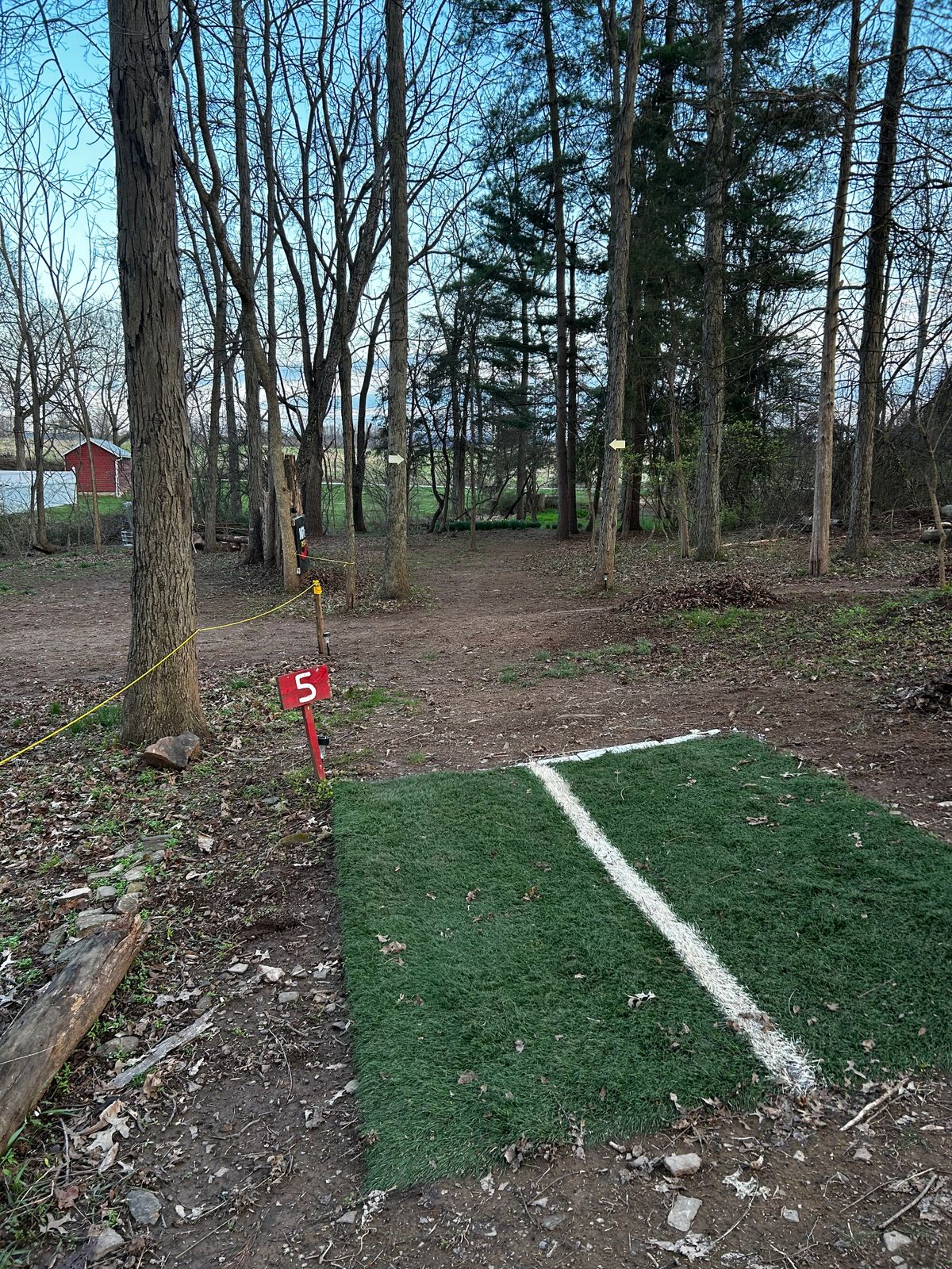 Hole 5. Double mando