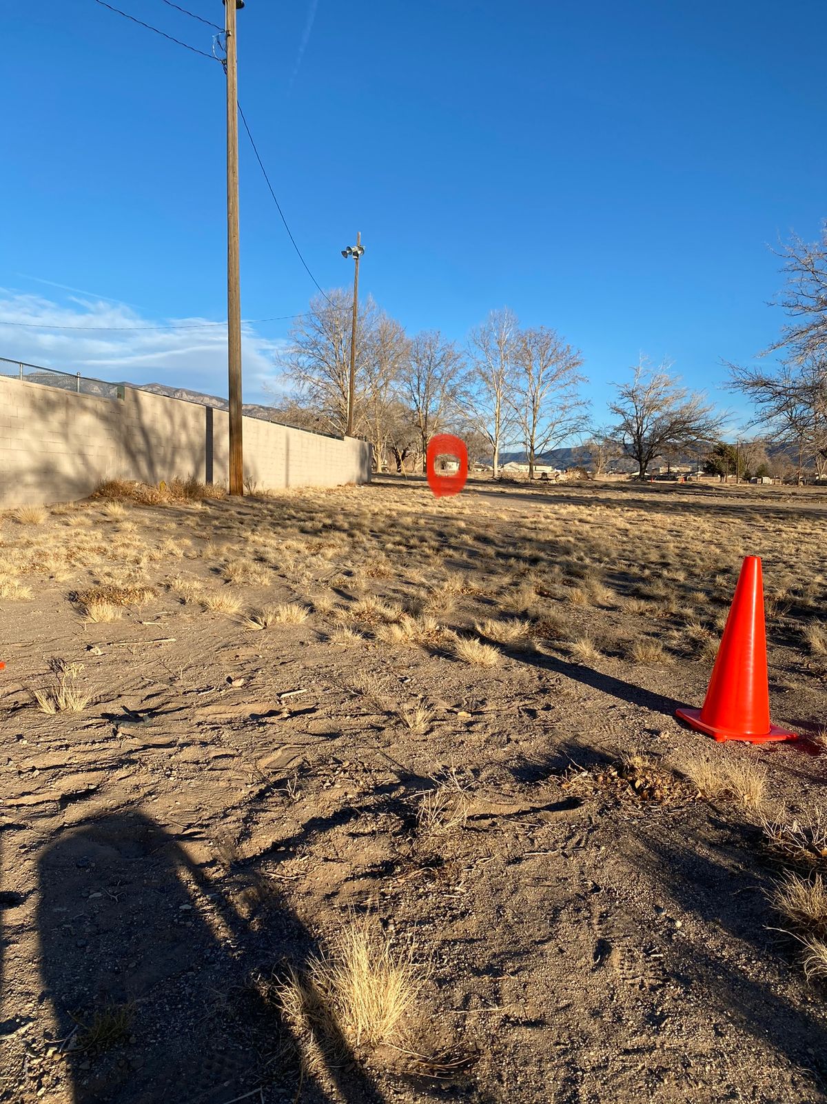 5’s tee. Basket is not as far left as on UDisc map.