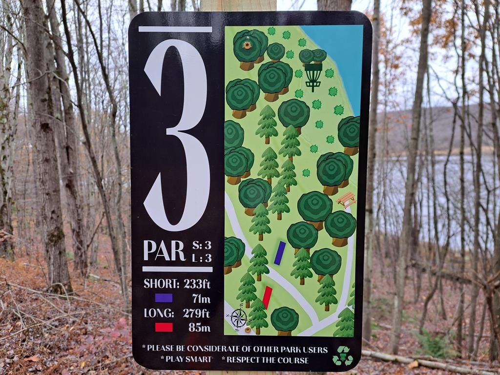 Hole 3 Sign
