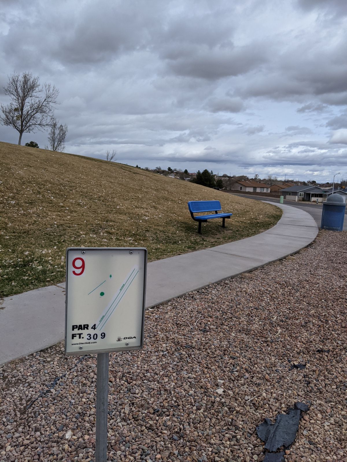 #9 is around corner by parking lot