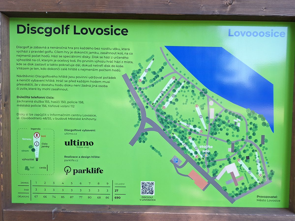 Mapa hřiště
