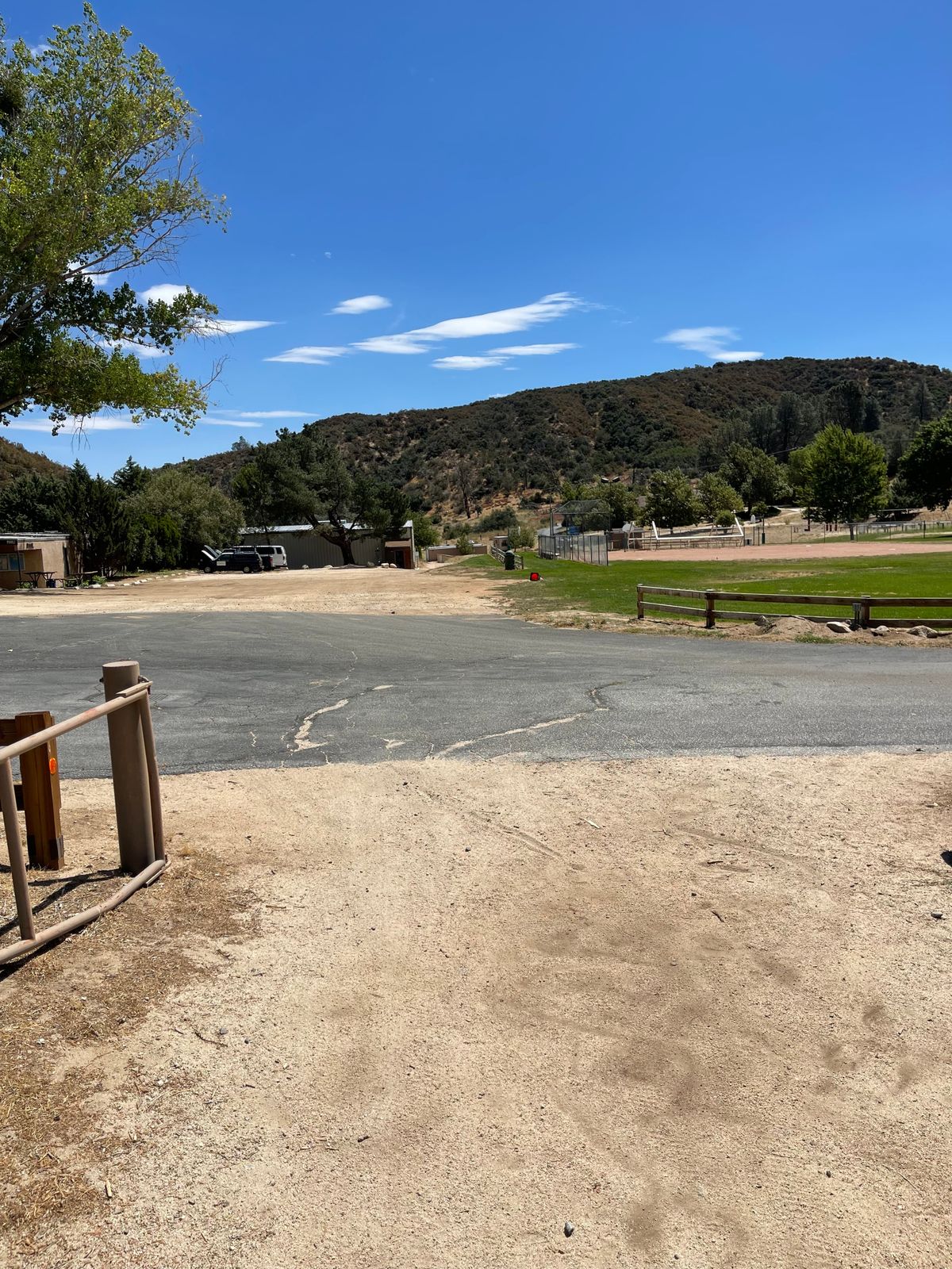 Tee area looking towards the 18 hole.