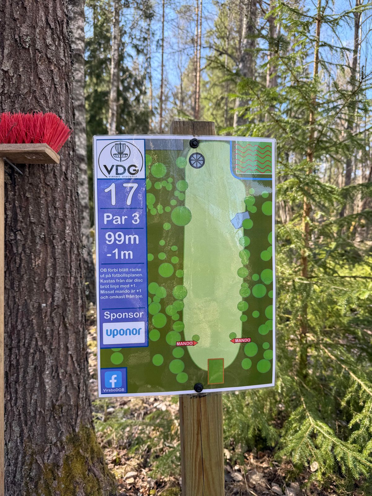 Hål 17 - Par 3 - 99m