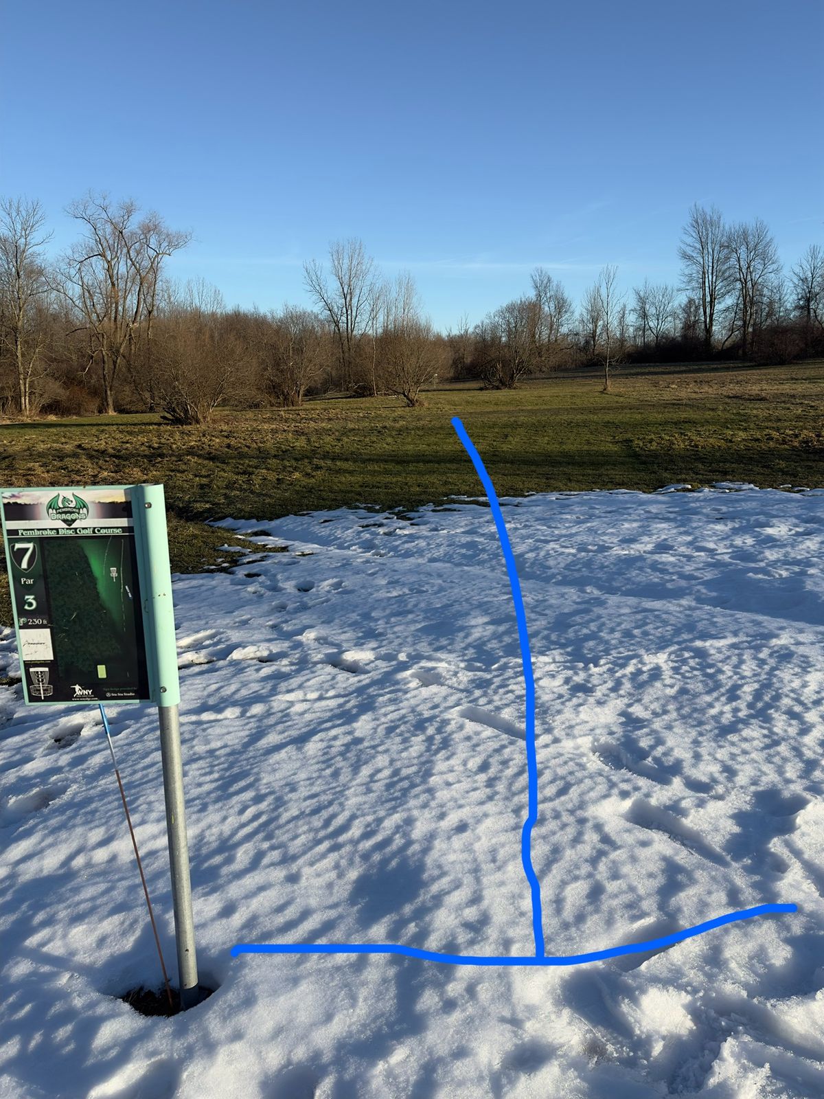 
Fairway Line for Hole #7