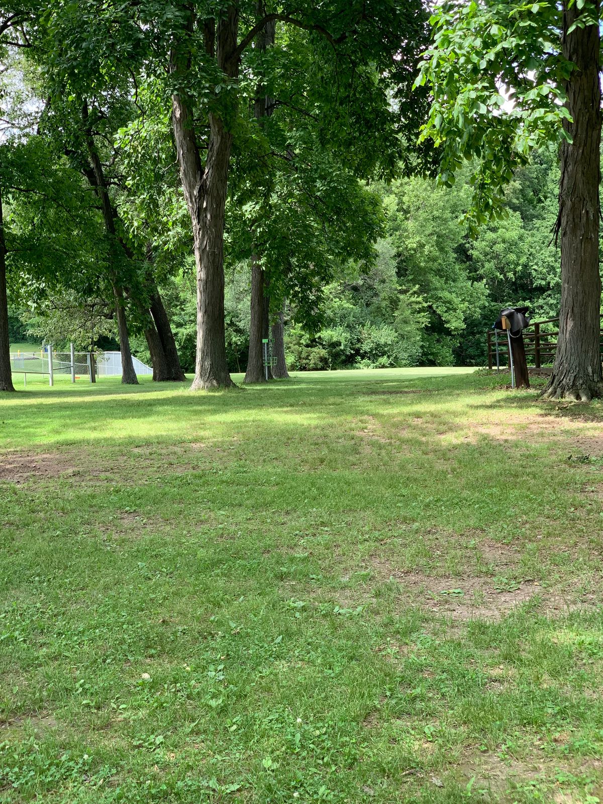 Hole 1 basket
