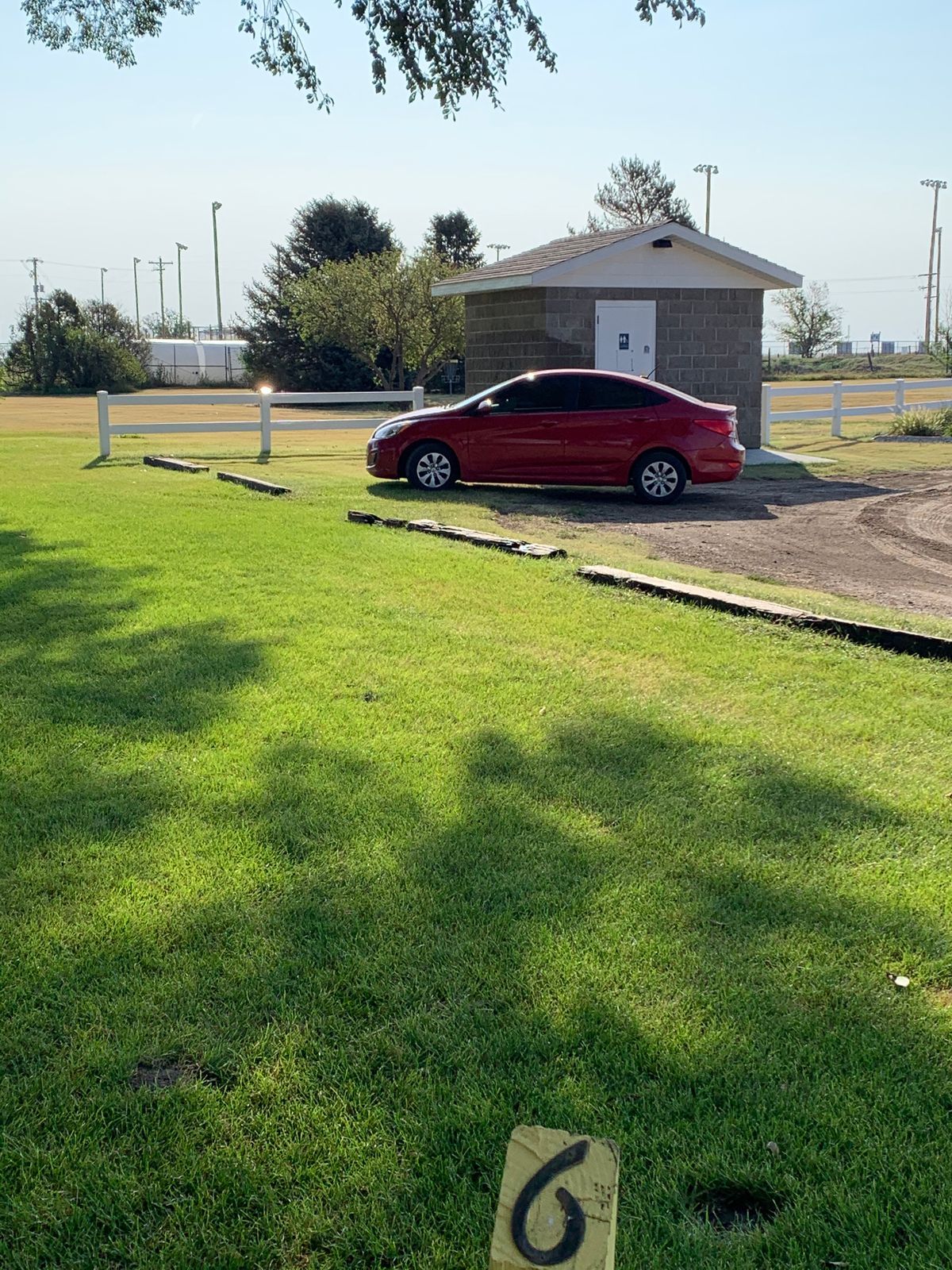 Hole 6 tee area