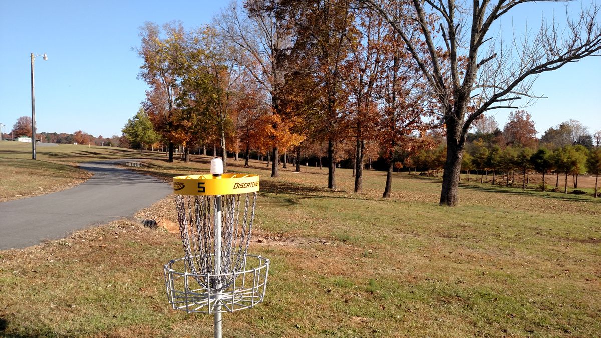 Hole #5, looking back towards the tee