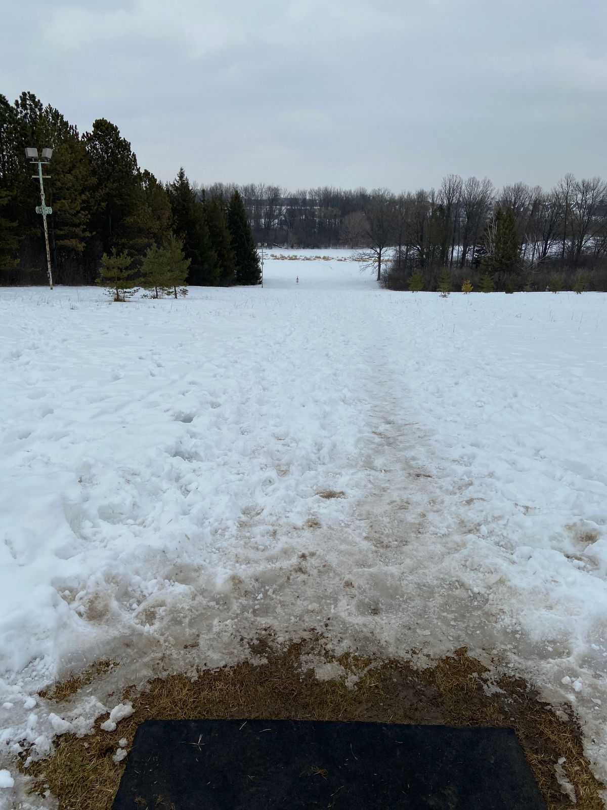 Hole 8, down the hill