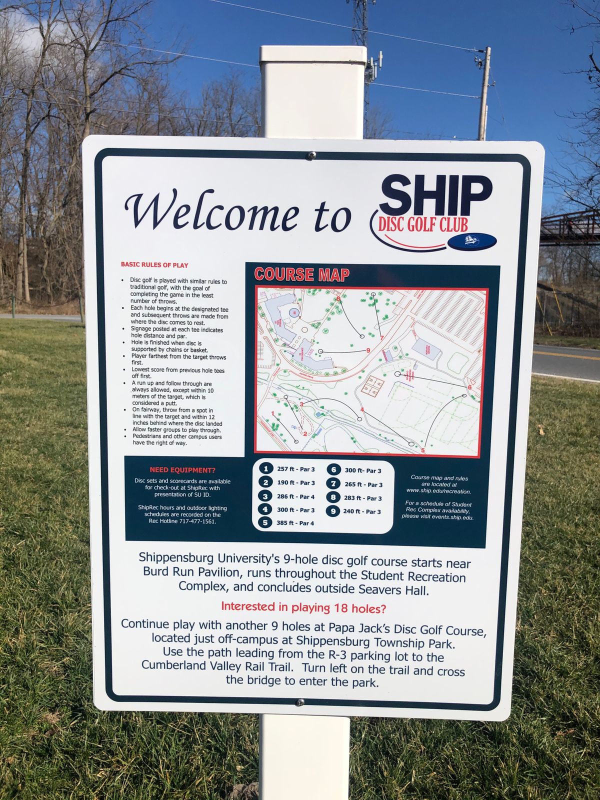 Course Map and Rules
