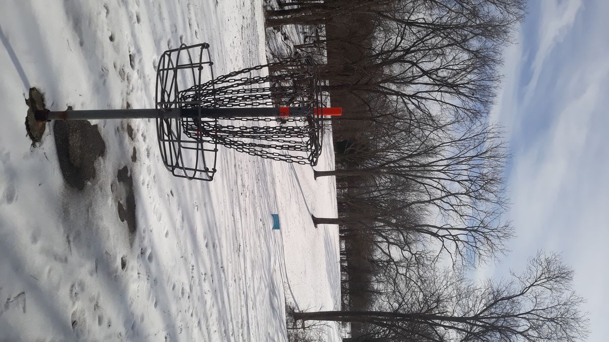 Hole 16 in winter