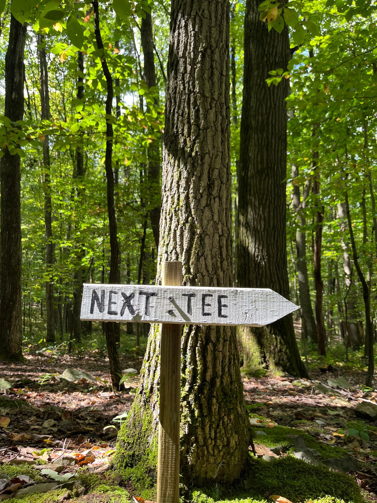 Lots of signage to keep you on course.