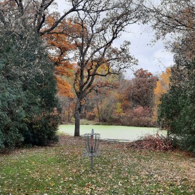 Hole 12 view from behind basket