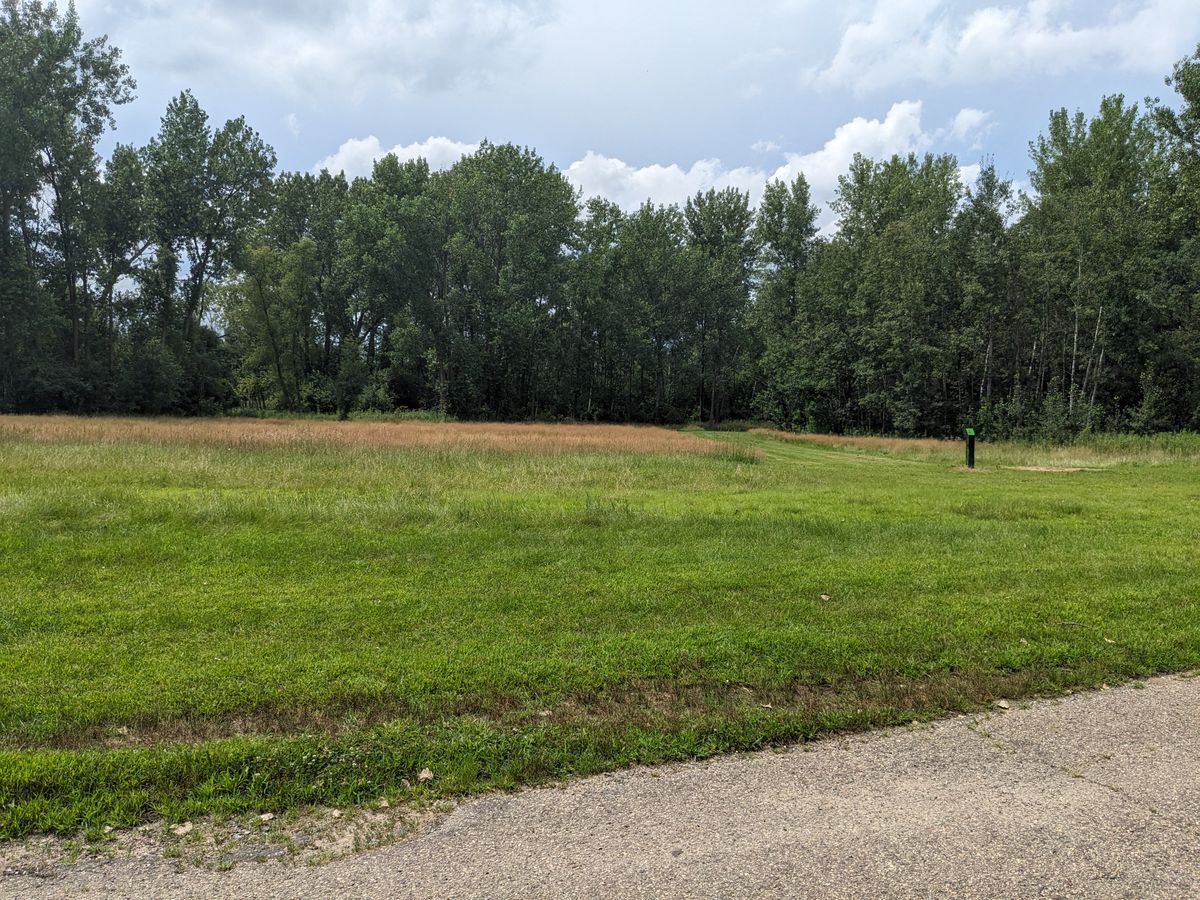Unusable fairway on hole 1